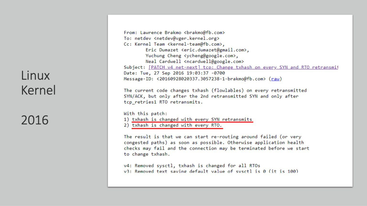 Сеть, которая лечит себя сама: магия Flow Label и детектив вокруг ядра Linux. Доклад Яндекса - 31